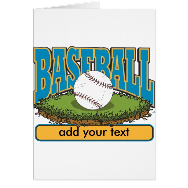 Custom Baseball Add Text (Front)