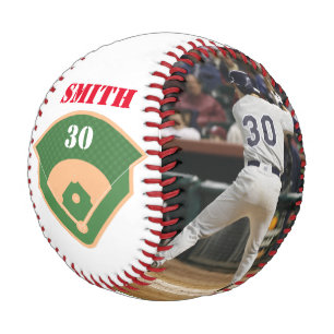 Custom Baseball - Add your image Name & Number