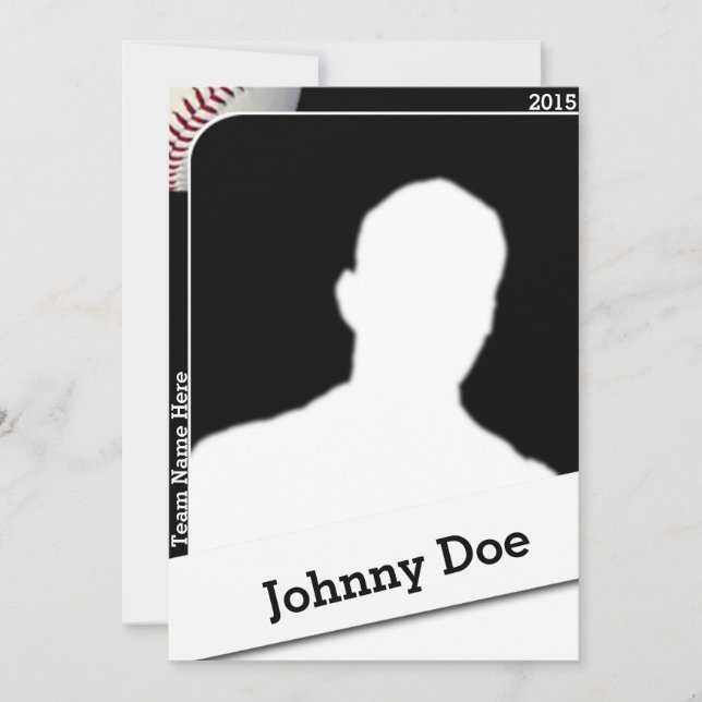 Custom Baseball Card (Front)