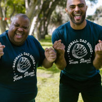 Custom Baseball Dad Squad with Team Name Number