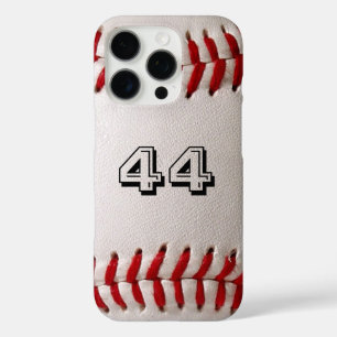 Custom Baseball Number Art – High-Def Sports Photo iPhone 16 Pro Case