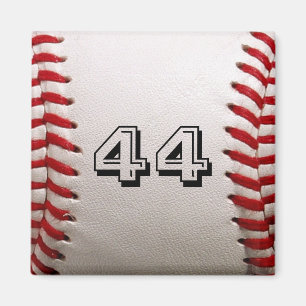 Custom Baseball Number Art – High-Def Sports Photo Magnet