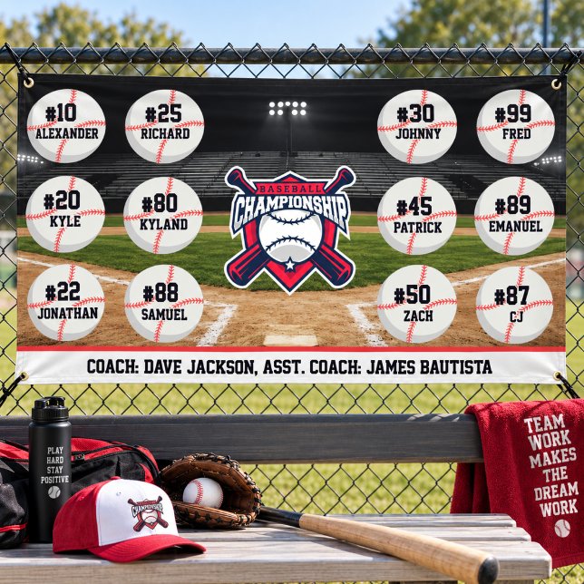 Custom Baseball Team Banner Ideas (Creator Uploaded)