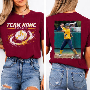 Custom Baseball Team Fan Apparel T-Shirt