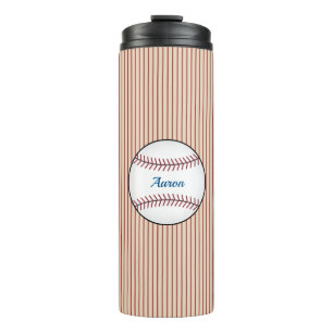 Custom Baseball Thermal Coffee Tumbler
