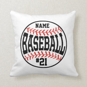 Custom Baseball Throw Pillow Baseball Team Pillow