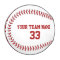 Custom Baseball with Name Number Photo Kids