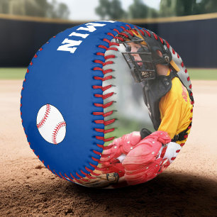 Custom Baseball with Name Number Photo Kids