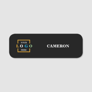 Custom Basic Business Logo Employee Staff Name Ta Tag