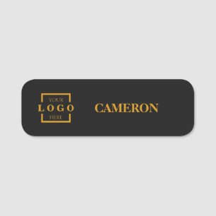 Custom Basic Business Logo Employee Staff Name Ta Tag