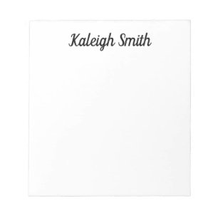 Custom Basic Solid White Brush Font Notepad