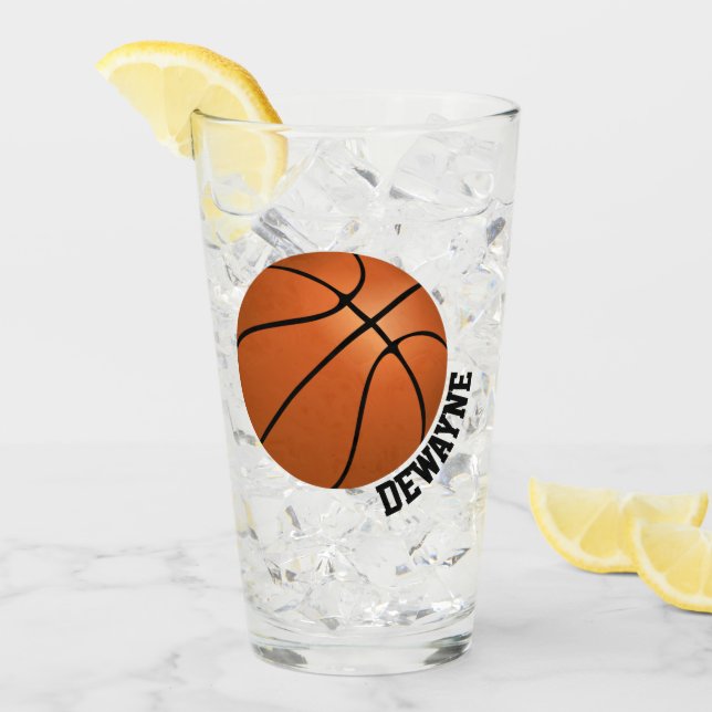 Custom Basketball Glass (Front Ice)