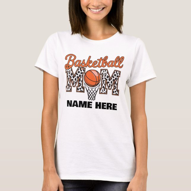 Custom Basketball Mum  T-Shirt (Front)