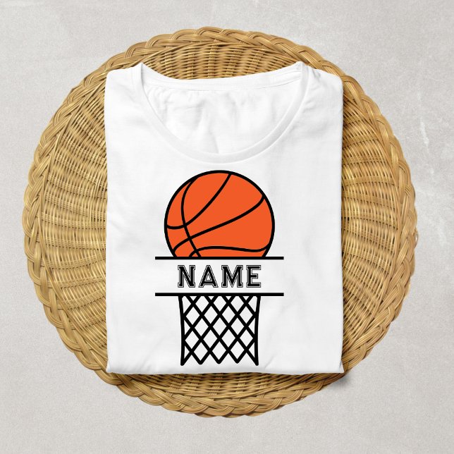 Custom Basketball Name Basketball Lovers Game Day T-Shirt (Creator Uploaded)