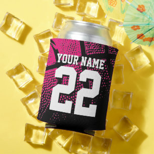 Custom basketball sports jersey number can cooler