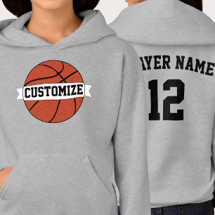 Custom Basketball Team Name, Player Name & Number