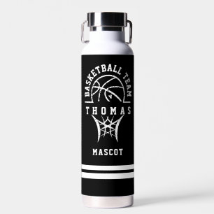 Custom Basketball Water Bottle with Player Name
