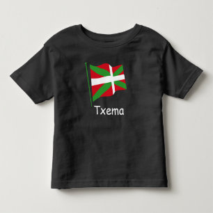 Custom, Basque Country national flag, ikurriña: Toddler T-Shirt