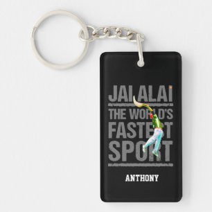 Custom, Basque sport Jai Alai / Cesta Punta logo: Key Ring