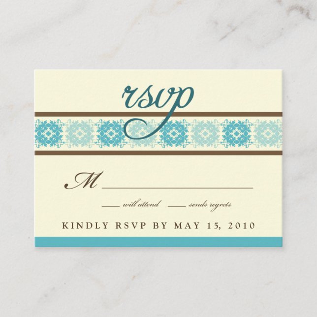 ::custom:: bat mitzvah RSVP card (Front)