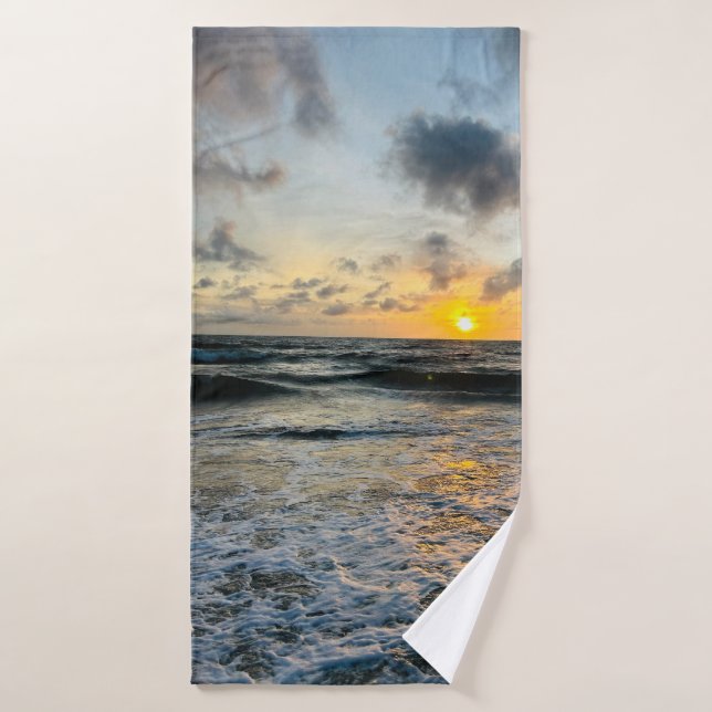 Custom Bath Towel Add Your Own Photo Gift  (Bath Towel)