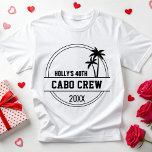 Custom Beach 20th 30th 40th 50th 60 Birthday Party T-Shirt<br><div class="desc">Custom Beach 20th 30th 40th 50th 60 Birthday Party T-Shirt</div>