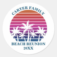 Custom Beach Cruise Family Reunion Sunset Party
