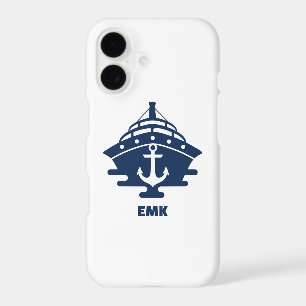 Custom Beach Cruise Nautical Anchor Monogram