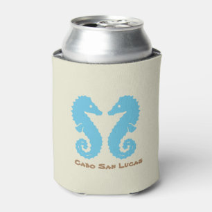 Custom Beach Destination Wedding Favour-Seahorse Can Cooler