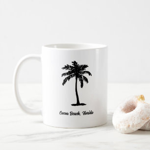 Custom Beach Palm Tree Nautical Coffee Mug