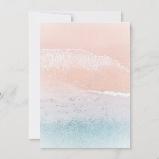 Custom Beach Sand Sea Seaside Nature Template (Front)