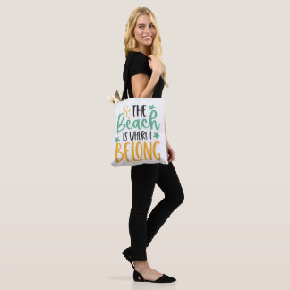 Custom Beach Tote Bag