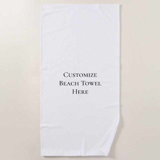 Custom Beach Towel Vacation Design Template Pool (Front)