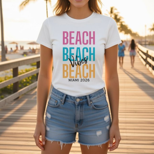 Custom Beach Vibes  T-Shirt (Creator Uploaded)