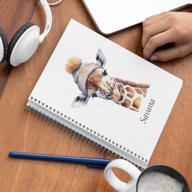 Custom Beanie Bunch Giraffe Winter Hat Journal (Creator Uploaded)