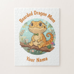 Custom Bearded Dragon Mum Jigsaw Puzzle