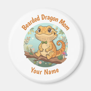 Custom Bearded Dragon Mum Magnet