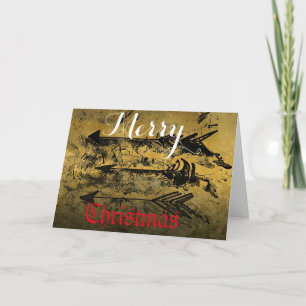 Custom Beautiful Christmas Card Antique Arrows