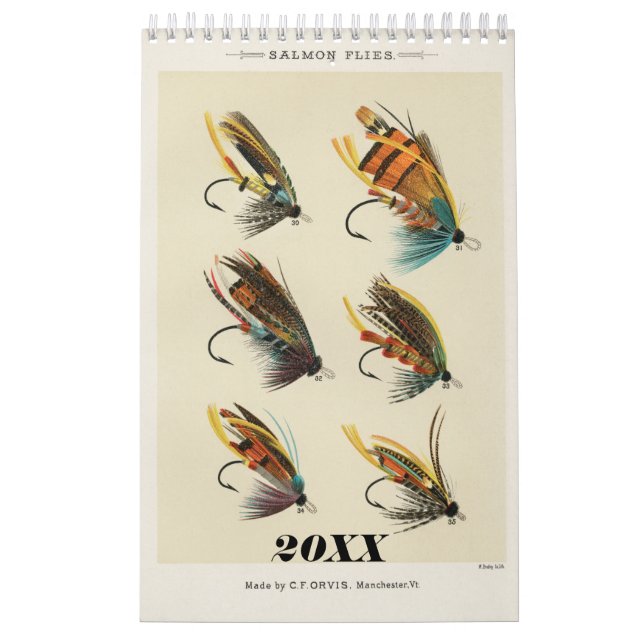 Custom Beautiful Flies Insect Collection 2024 Calendar (Cover)