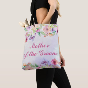 Custom Beautiful Mother of the Groom Tote Bag