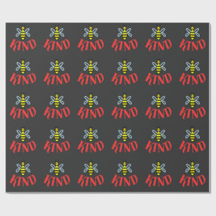 Custom Bee Kind Personalized Gift T-Shirt Wrapping Paper
