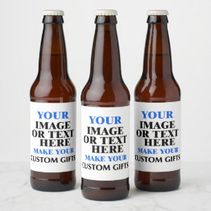 Custom Beer Bottle Labels, Unique Personalised Label