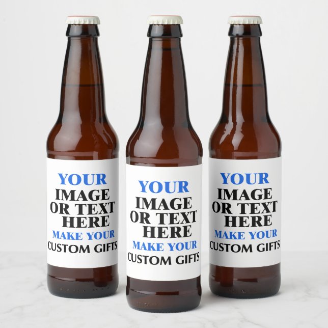 Custom Beer Bottle Labels, Unique Personalised Label (Bottles)