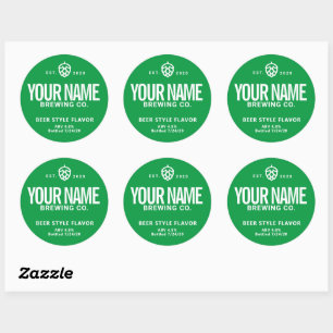 Custom Beer Canning Labels - Change words colours