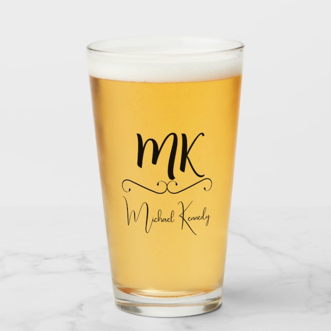 Custom Beer Glass (Front Filled)