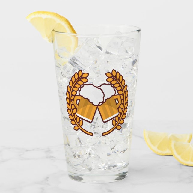 Custom Beer Logo Glass (Front Ice)