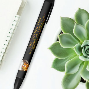 Custom Beer Mug Logo Brewery Business Black Ink Pen