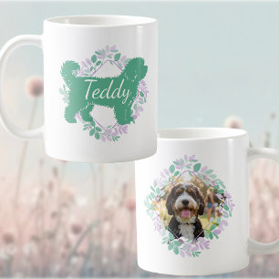 Custom Bernedoodle Photo and Name Personalised Coffee Mug