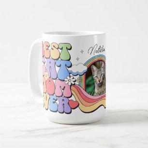Custom Best Cat Mum Ever Personalised Coffee Mug