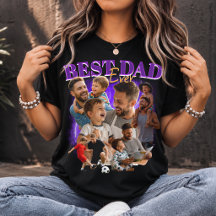 Custom Best Dad Ever Bootleg Style Dad Collage
